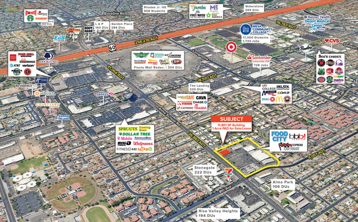 Pictures of Retail property located at 856 S Alma School Rd, Mesa, AZ 85210 for sales - image #1