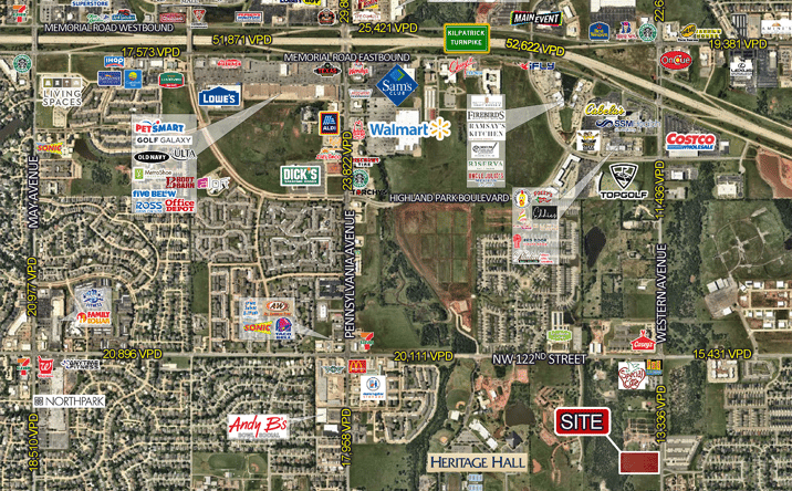 Pictures of Land property located at 11801 N Western Ave, Oklahoma City, OK 73114 for sales - image #1