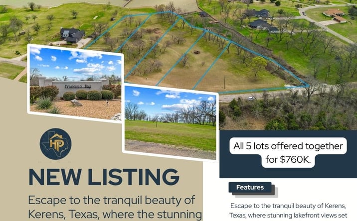 Pictures of Land property located at Francisco Bay Drive, Kerens, TX 75144 for sales - image #1