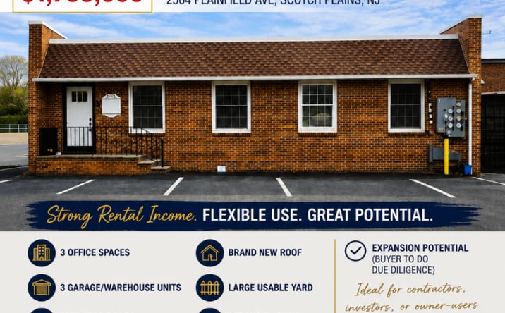 Pictures of Office, Industrial property located at 2504 Plainfield Avenue, Scotch Plains, NJ 07076 for sales - image #1