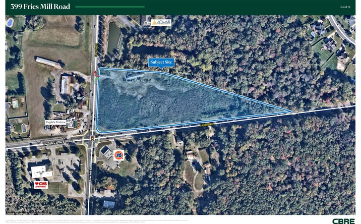 Pictures of Land property located at 399 Fries Mill Rd, Washington Township, NJ 08080 for sales - image #1
