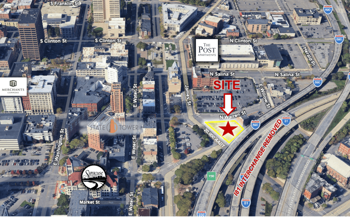 Pictures of Retail, Mixed Use, Hospitality property located at 201-19 James St. & Warren St., Syracuse, NY 13202 for sales - image #1