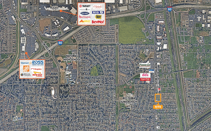 Pictures of Retail, Land property located at 3216 NORTHGATE BLVD, SACRAMENTO, CA 95833 for sales - image #1