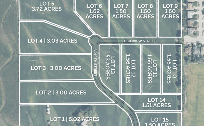 Pictures of Land property located at 12715 S 219th St, Gretna, NE 68028 for sales - image #1