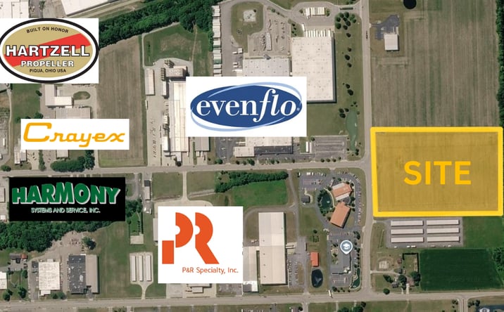 Pictures of Industrial, Land property located at Robert M Davis Parkway, Piqua, OH 45356 for sales - image #1