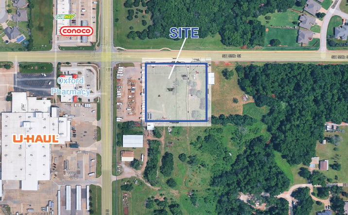 Pictures of Land property located at SE/C S Sooner Rd & SE 59th St., Oklahoma City, OK 73135 for sales - image #1