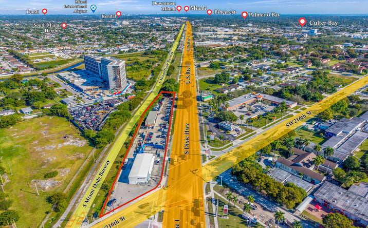 Pictures of Industrial, Land, Retail, Special Purpose property located at 21500 S Dixie Hwy, Miami, FL 33189 for sales - image #1