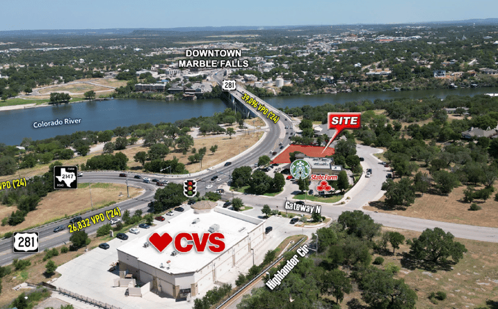 Pictures of Land property located at 302 Highlander Circle, Marble Falls, TX 78654 for sales - image #1