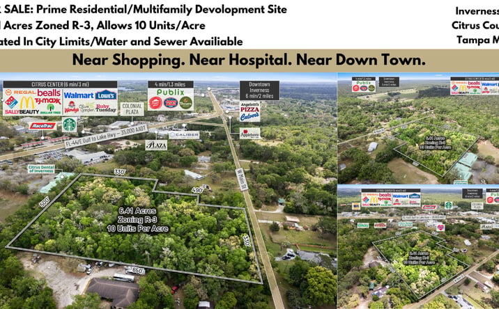 Pictures of Land property located at 2322 West Main Street, Inverness, FL 34452 for sales - image #1