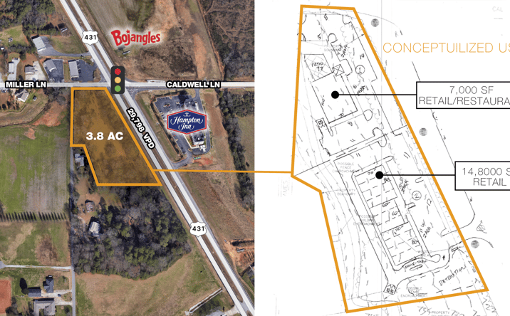 Pictures of Land property located at Highway 431 and Miller Lane, Owens Cross Roads, AL 35763 for sales - image #1