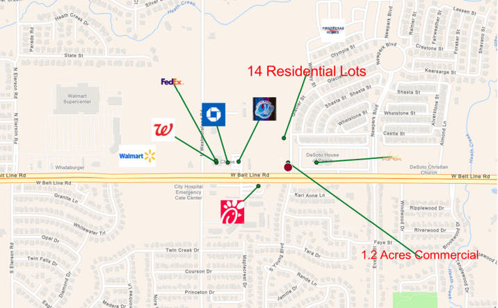 Pictures of Land property located at 2 Glacier Street, DeSoto, TX 75115 for sales - image #1