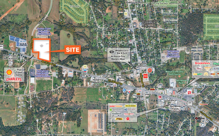 Pictures of Land property located at SEC W Hwy 199 & Pojo Rd, Springtown, TX 76082 for sales - image #1