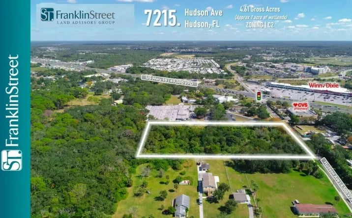 Pictures of Land property located at 7215 Hudson Ave, Hudson, FL 34667 for sales - image #1
