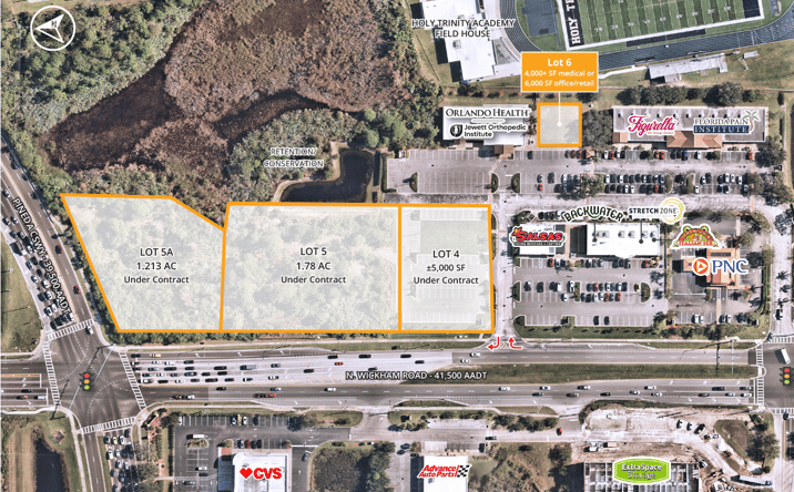 Pictures of Retail, Office property located at SEQ of Pineda Causeway and N. Wickham Road, Melbourne, FL 32940 for sales - image #1