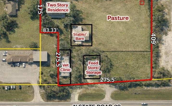 Pictures of Special Purpose, Office, Retail property located at 1095 N State Road 29, La Belle, FL 33935 for sales - image #1