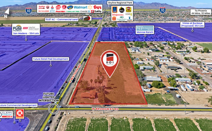 Pictures of Land property located at 23460 W Broadway Rd, Buckeye, AZ 85326 for sales - image #1
