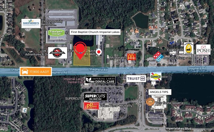 Pictures of Retail, Land property located at Shepherd Road, Lakeland, FL 33811 for sales - image #1