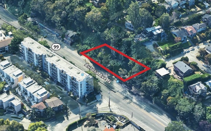 Pictures of Land property located at 2505 AURORA AVE N, SEATTLE, WA 98109 for sales - image #1