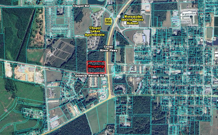 Pictures of Land property located at Coosa River Parkway & Gossum Switch Road, Wetumpka, AL 36092 for sales - image #1