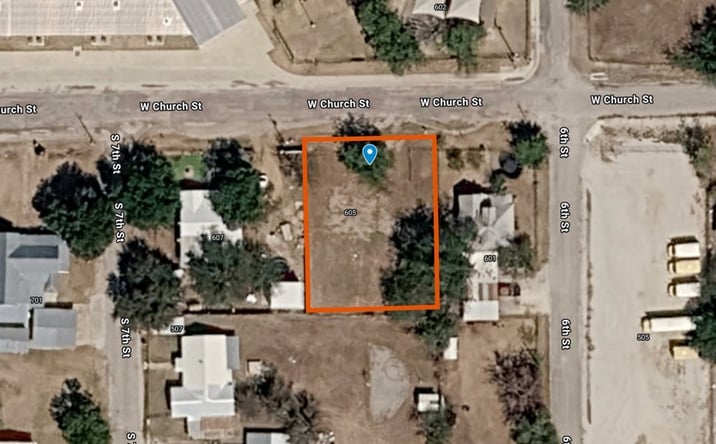 Pictures of Land property located at 605 W Church St., San Saba, TX 76877 for sales - image #1