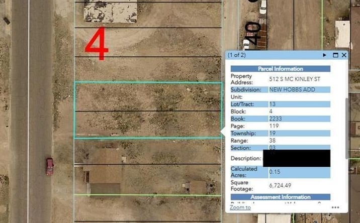 Pictures of Land property located at 512 S Mckinley Street, Hobbs, NM 88240 for sales - image #1