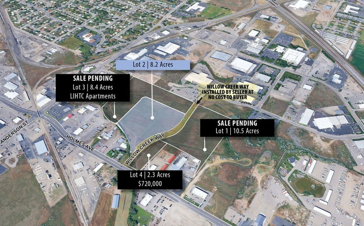 Pictures of Retail, Multifamily, Mixed Use, Land property located at N Holmes Ave, Idaho Falls, ID 83401 for sales - image #1
