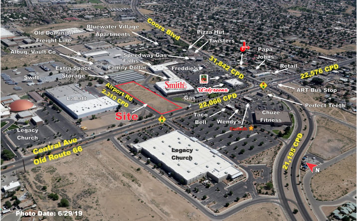 Pictures of Self Storage, Office, Retail property located at 6921 CENTRAL AVE NW, ALBUQUERQUE, NM 87121 for sales - image #1