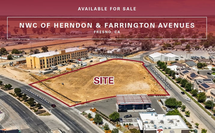 Pictures of Land property located at NWC Herndon & Farrington Avenues, Fresno, CA 93722 for sales - image #1