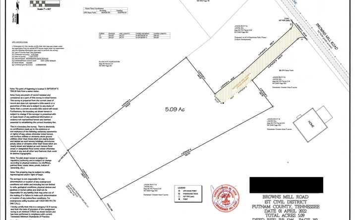 Pictures of Land property located at Browns Mill Rd, Cookeville, TN 38506 for sales - image #1