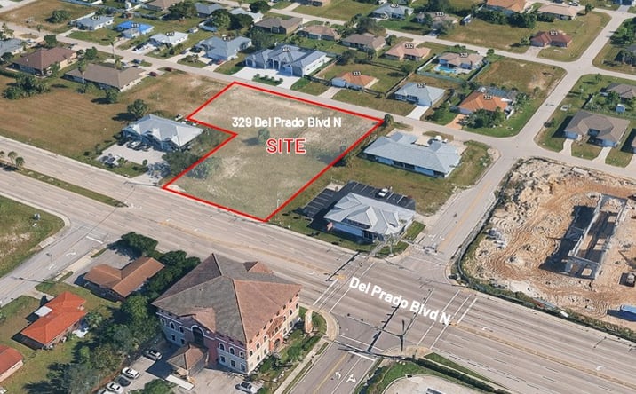 Pictures of Land property located at 329 Del Prado Blvd N, Cape Coral, FL 33909 for sales - image #1