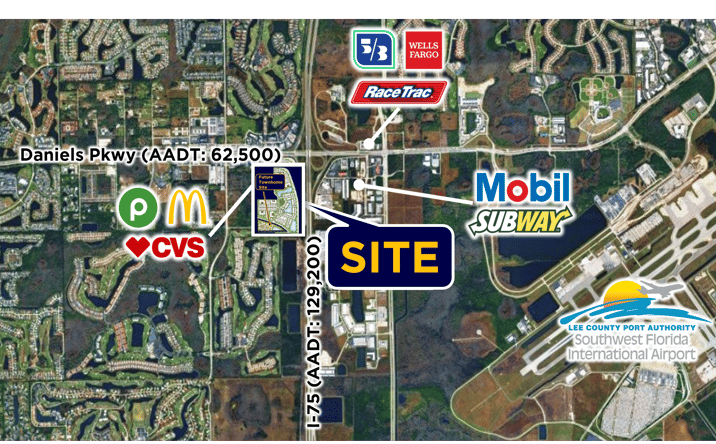 Pictures of Land property located at Daniels & I -75 Interchange Townhome Parcel, Fort Myers, FL 33912 for sales - image #1