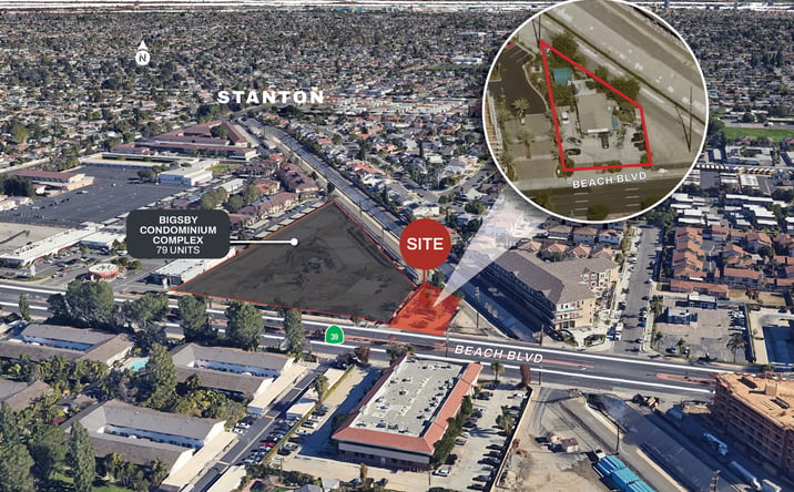 Pictures of Retail, Mixed Use, Land property located at 12232 BEACH BLVD, STANTON, CA 90680-3901 for sales - image #1