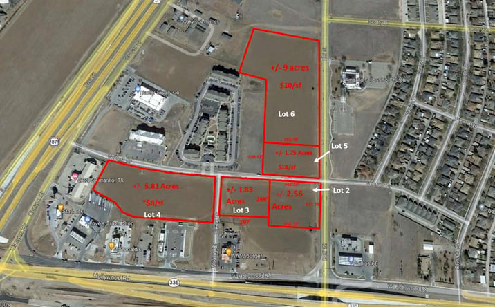 Pictures of Land property located at Loop 335/Hollywood Rd. & S. Bell Corridor, Amarillo, TX 79110 for sales - image #1