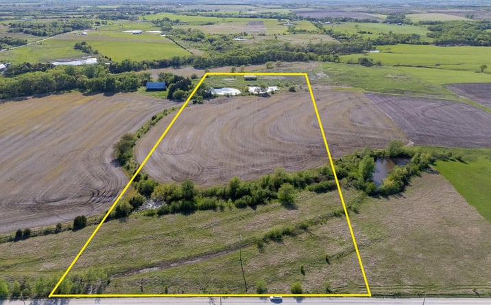 Pictures of Land property located at Tract 2 SW Docking RD, Auburn, KS 66402 for sales - image #1
