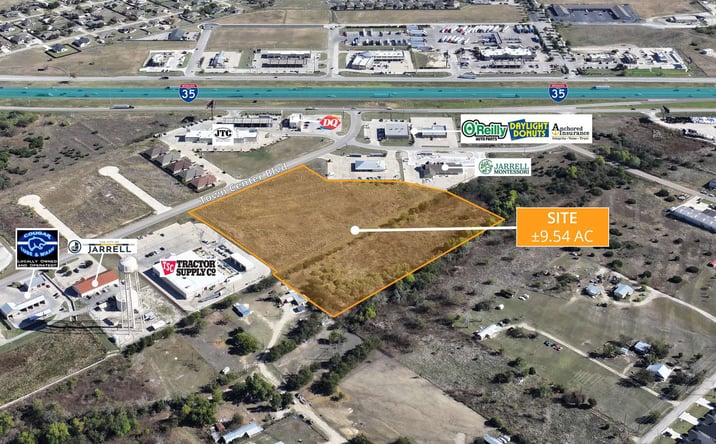 Pictures of Land property located at 143 Town Center Blvd., Jarrell, TX 76537 for sales - image #1