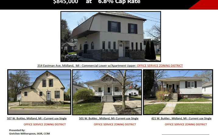 Pictures of Retail, Multifamily, Office property located at 314 Eastman Avenue, Midland, MI 48640 for sales - image #1
