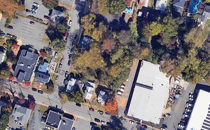 Pictures of Land property located at 1101, 1105, 1107 East Market Street and 206 11th Street NE, Charlottesville, VA 22902 for sales - image #1