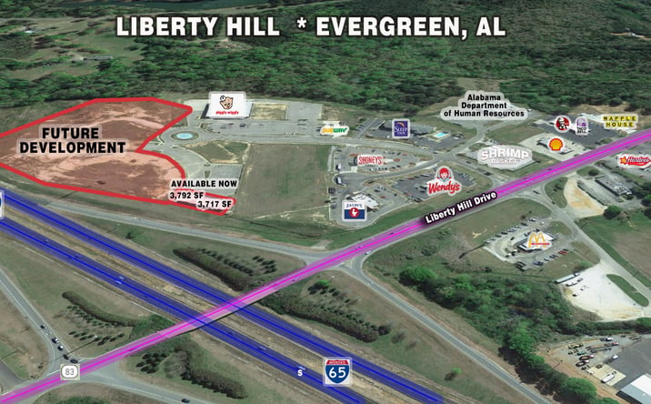 Pictures of Land property located at I-65 Exit 96, Evergreen, AL 36401 for sales - image #1