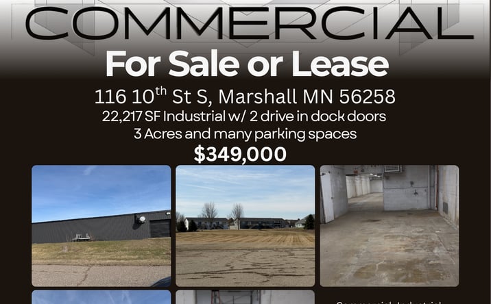 Pictures of Industrial property located at 116 10th St S, Marshall, MN 56258 for sales - image #1