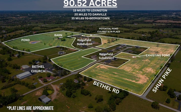 Pictures of Land property located at 2060 BETHEL RD TRACT 1-A & 2, NICHOLASVILLE, KY 40356-8171 for sales - image #1
