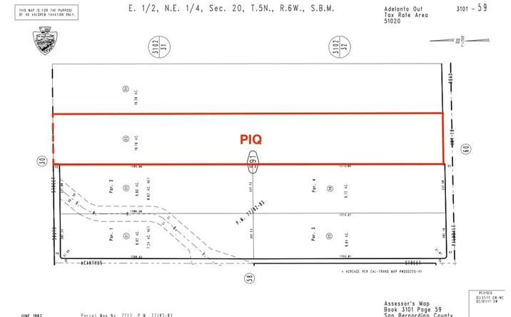 Pictures of Land property located at 6390 3101-591-03-0000 Palmdale Rd, Adelanto, CA 92301 for sales - image #1