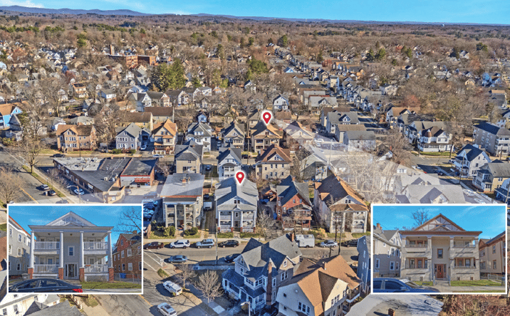 Pictures of Multifamily property located at 47 Hollywood Street, Springfield, MA 01108, 53 Walden Street, Springfield, MA 01108 for sales - image #1