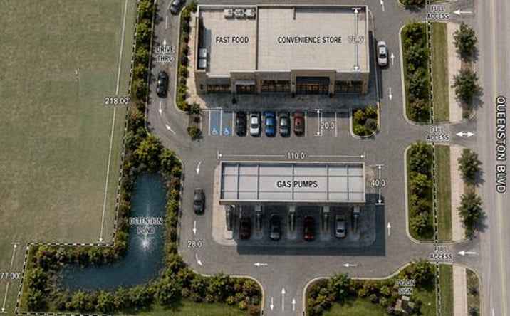 Pictures of Land property located at NWC Clay Rd & Queenston Blvd, Houston, TX 77084 for sales - image #1