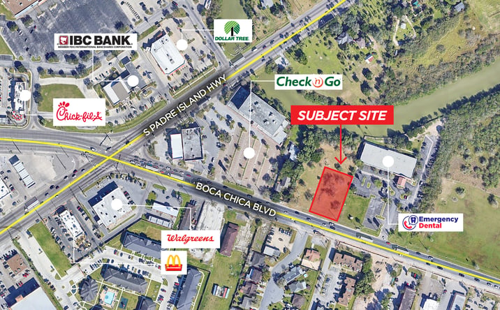 Pictures of Retail, Land property located at 3555 Boca Chica Boulevard, Brownsville, TX 78521 for sales - image #1