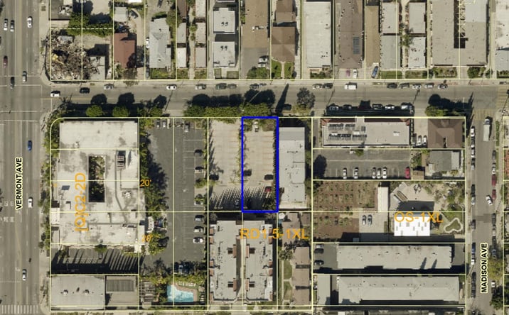 Pictures of Multifamily, Land property located at 4632 Lexington Avenue, Los Angeles, CA 90029 for sales - image #1
