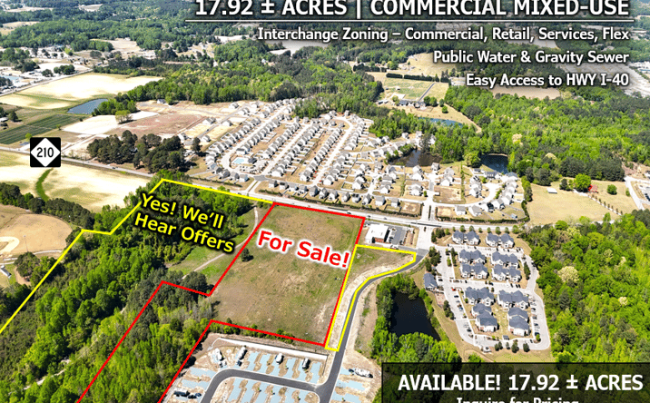 Pictures of Retail, Mixed Use, Land property located at 12863 NC HWY 210, BENSON, NC 27504 for sales - image #1