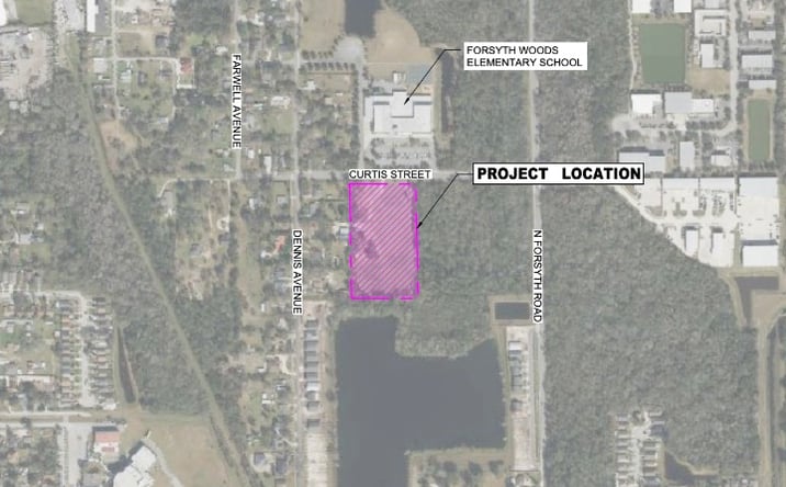 Pictures of Land property located at 6666 Curtis St, Orlando, FL 32807 for sales - image #1
