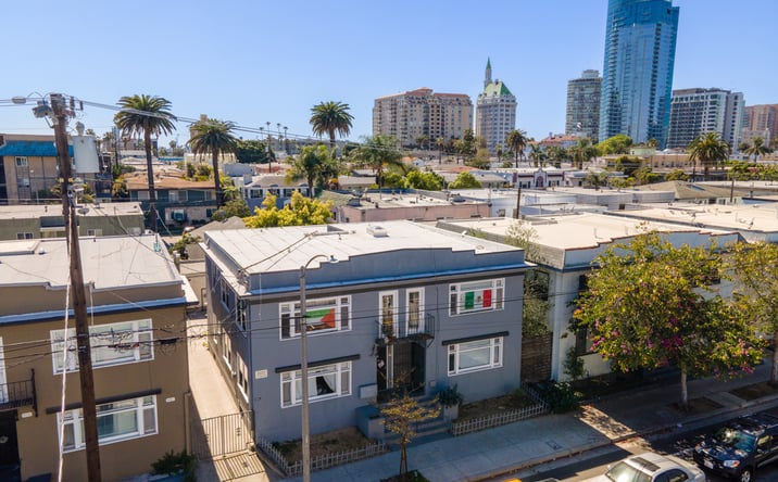 Pictures of Multifamily property located at 1042 E BROADWAY, LONG BEACH, CA 90802 for sales - image #1