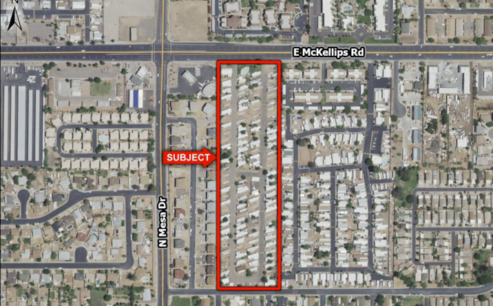 Pictures of Multifamily, Land property located at 425 East McKellips Road, Mesa, AZ 85203 for sales - image #1