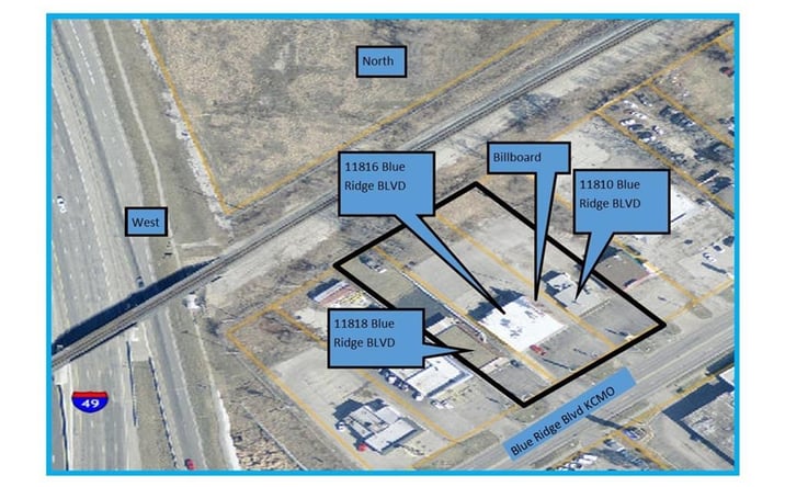 Pictures of Land property located at 11816 E Blue Ridge Boulevard, Kansas City, MO 64134 for sales - image #1